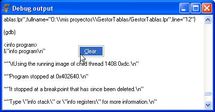 Lazarus IDE Depurador Salida.png